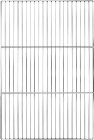 vidaXL Grill rács Ezüst 60 x 40 cm Rozsdamentes acél