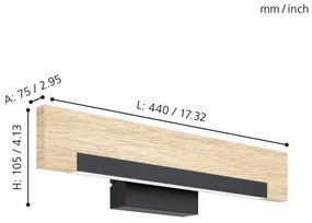 Eglo 99294 - LED Fali lámpa CAMACHO LED/9,6W/230V