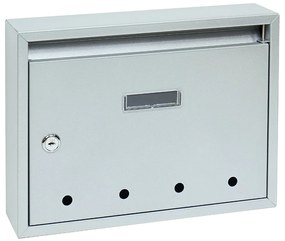 Postaláda BK 24, lyukakkal, ezüst