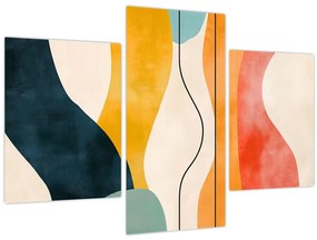 Kép - Minimalista színes illusztráció II. (90x60 cm)