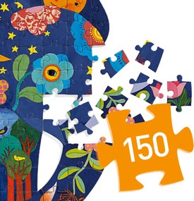 Művészeti puzzle - Elefánt, 150 db-os - Elephant