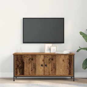 régi fa TV szekrény Régi fa Forgácslap 102 x 35 x 45 cm