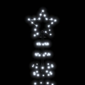 hideg fehér LED karácsonyfa tüskékkel 570 LED 300 cm