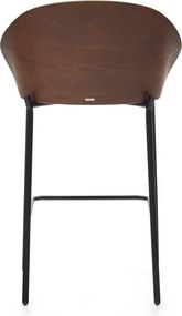 Barna-bézs bárszék (ülésmagasság 65 cm) Eamy – Kave Home