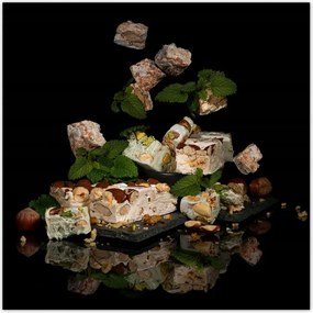 Poszterek 100x100 Nugát mézes dióval