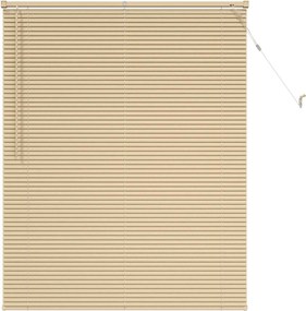 vidaXL Zsaluzia Állítható Világos barna mintával 150 x 120 cm PVC