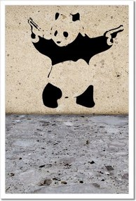Poszterek keretben 40x60 Banksy Panda