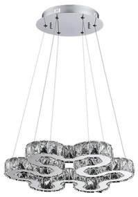 LUXERA 62422 - LED Kristály csillár zsinóron STRADA LED/30W/230V