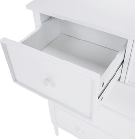 Komód, fehér, TEANA