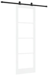Csúszóajtó ORKDAL Fehér 78 x 232 cm Fa és fém