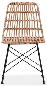 Gabriela 2 db kerti szék mesterséges rattanból - Bonami Essentials