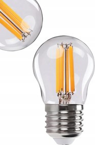 Led Gömb Izzó Dekoratív Filament G45 Nagy Menet E27 3,8W=60W Meleg Fehér