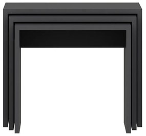 Alya Anthracite kisasztal, 3 db