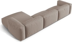 Bézs moduláris sarokkanapé (jobb oldali) Martina – Micadoni Home