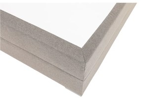 Boxspring típusú ágy 120x200, szürkésbarna taupe, FERATA TV KOMFORT