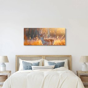 Kép - Szarvas a mezőn (120x50 cm)