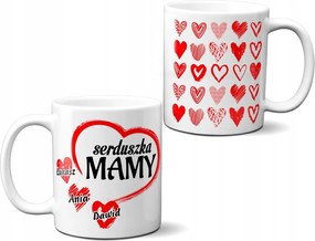 Bögre Anyukáknak Szívecskék Anyukáknak+ Név 02!