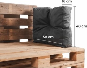 EMI szürke kerti raklap párna