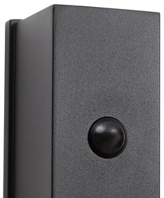 Fali lámpa fekete Lux szenzor mágneses LED-del újratölthető - Baleno