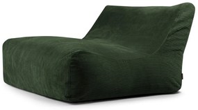 Zöld kordbársony babzsákfotel Sofa Lounge – SLOWDOWN