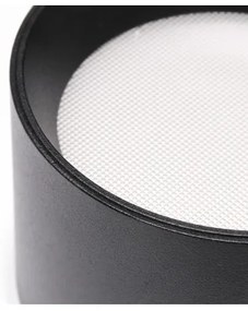 LED2 - ZETA ON LED beépíthető spotlámpa 8W/230V 3000/3500/4000K, átmérő 9 cm, fekete