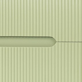 Trent 120 alsó fürdőszobabútor kerámia mosdóval 4 fiókos, világoszöld