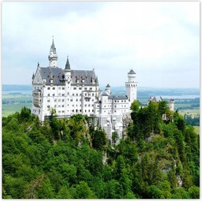 Poszterek 100x100 Neuschwanstein kastély