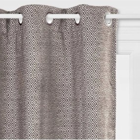 Beltéri Függöny Pamut Szürke Ablakhoz