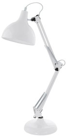Eglo 94699 Borgillio asztali lámpa, fehér, E27 foglalattal, max. 1x40W, IP20