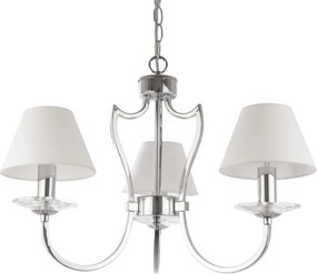 Cosmolight RIGA P03755CH-WH Fali lámpa 3x40W/E14 IP20