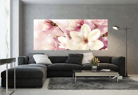 Flizelin fotótapéta Magnólia Tavaszi virágok a nappaliba 250x104 +ragasztó
