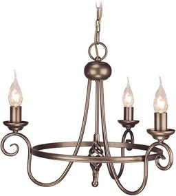 Elstead Lighting HARLECH HR3A-BRONZE Csillár 3x60W/E14