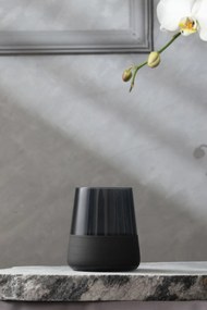 4 részes fekete üveg pohár szett 420 ml