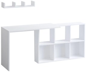 PC asztal Jumbo (fehér + tölgy). 1073389