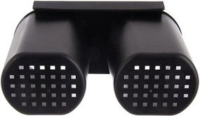 Fekete-fehér fém edényszárító 41,5x17 cm Deluxe – Orion