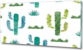 Fotó kép edzett üveg Virágos minta 125x50