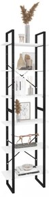 2 db fehér forgácslap tárolópolc 60 x 30 x 210 cm
