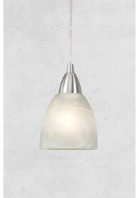 Ezüstszínű függőlámpa üveg búrával ø 11 cm Line – Markslöjd