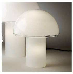 Artemide A006300 - Asztali lámpa ONFALE 1xE14/5W/230V + 1xE27/13W fehér