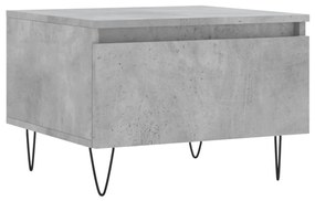 2 db betonszürke szerelt fa dohányzóasztal 50 x 46 x 35 cm