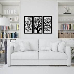 Arbol fém fali dekoráció, 103×65 cm