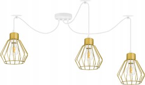 Függő mennyezeti lámpa Zwis Loft lámpabúra 3xE27 Pók