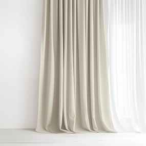 Goldea dekoratív drapéria luca - természetes 280x150 cm