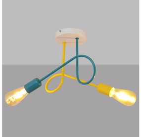 Gyerek mennyezeti lámpa OXFORD 2xE27/15W/230V