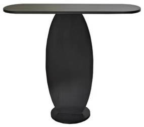 Ellittica Anthracite konzolasztal