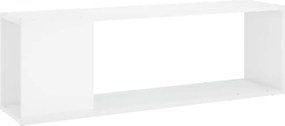 vidaXL magasfényű fehér szerelt fa TV-szekrény 100 x 24 x 32 cm