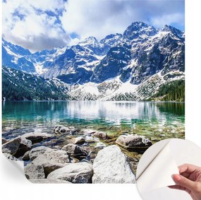 Öntapadós Dekoratív Fotótapéta Hálószobába Hegyi tájkép 250x250 cm