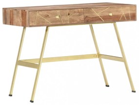 fiókos tömör kelet-indiai rózsafa íróasztal 100 x 55 x 75 cm