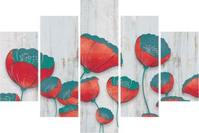Kép - Pipacsok - kerozin (150x105 cm)