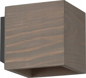 Led Falikar, Négyzet, G9, Loft Stílusú, Fa Hatású